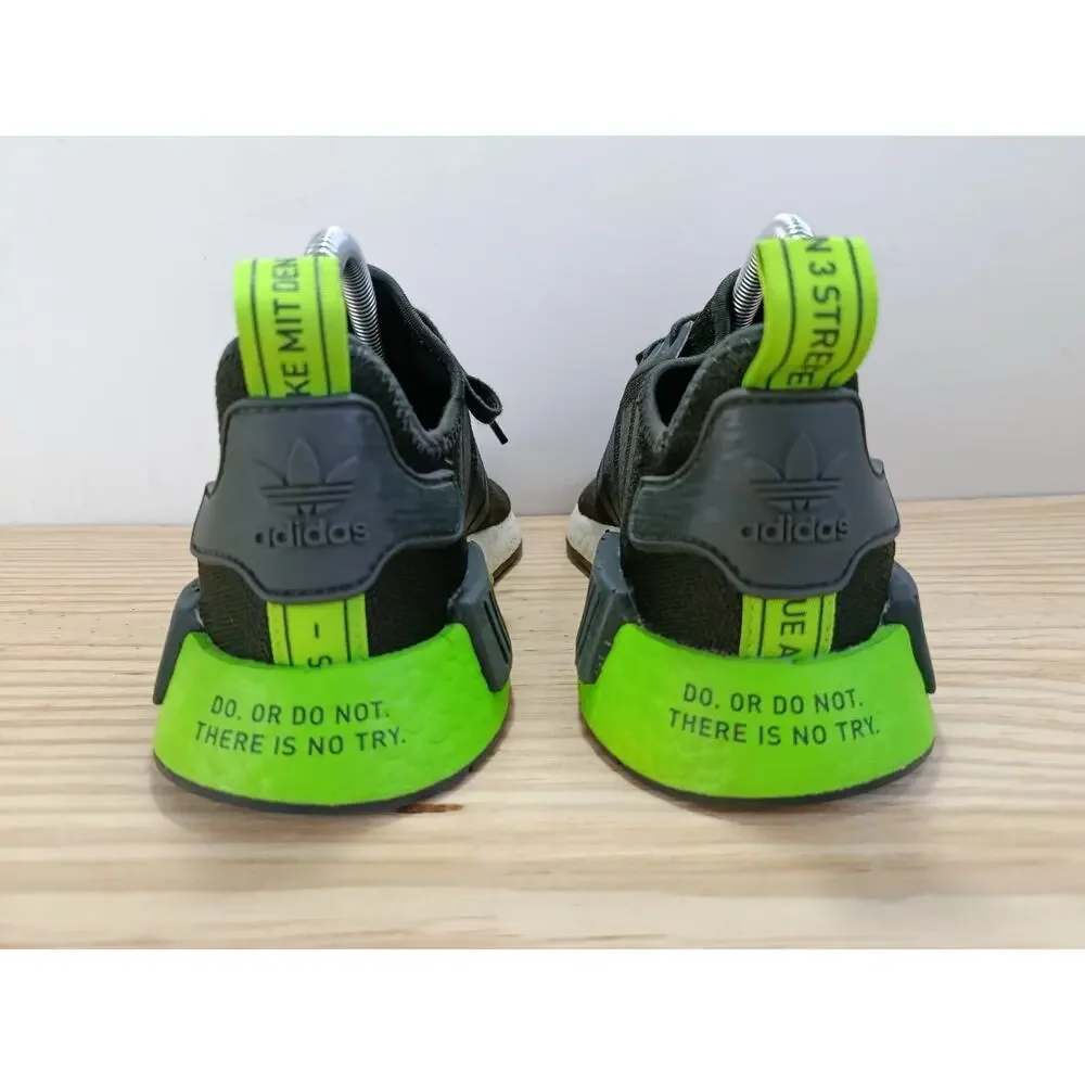Adidas NMD R1 x Star Wars Shoes Green Yoda 2019 Athletic Sneaker Size 5